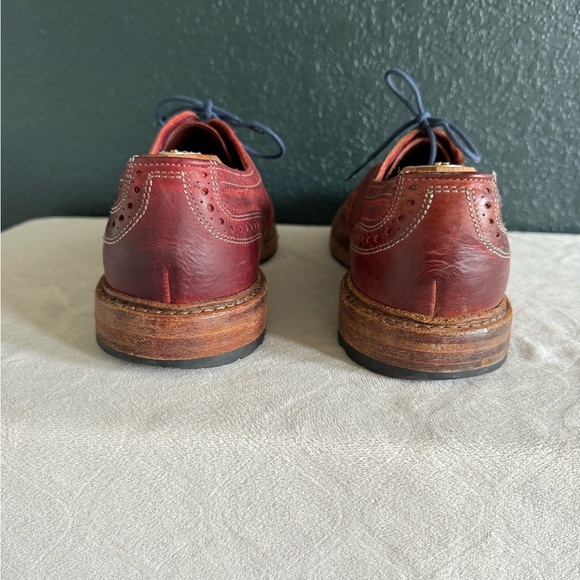 Allen Edmonds Ridgeway Red Wingtip Oxfords - Picture 5 of 7
